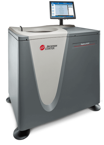 Kuvassa Beckman Coulter Optima AUC (A/I) An-60 Ti roottorilla