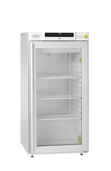 Gram BioCompact 310 neljällä ritilähyllyllä ja lasiovella