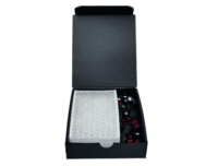 Shimadzu kIrkas näytepullo+korkki (silikoni/PTFE) 4.0 ml
