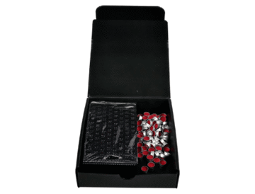 Shimadzu ruskea näytepullo+korkki (silkoni/PTFE) 1.5 ml
